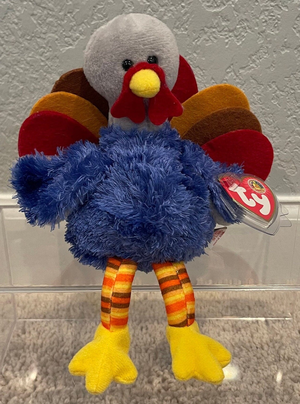 Ty Beanie Babies & Pluffies - Thanksgiving Turkeys - Gobble