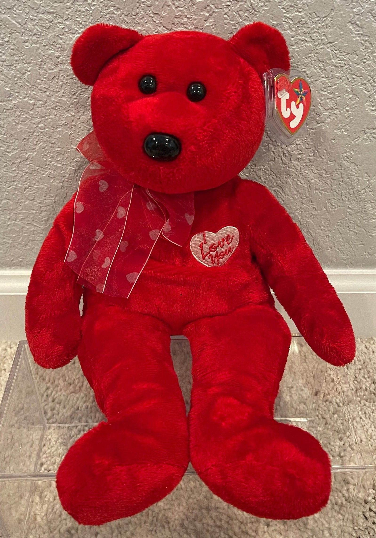 Ty Beanie Buddies (large) - Valentine's Day - Kiss-e, Heartford, Sizzle ...