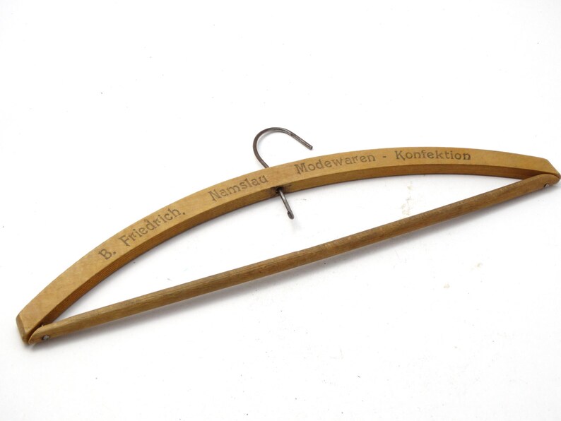 Antique Clothes Hanger Wooden Vintage Image 0