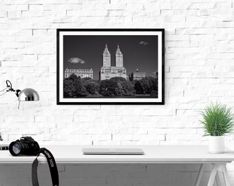 NYC, Manhattan, Architecture, Black and White Photography, Travel, Wall Art, Home Decor