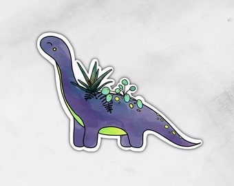Herbivore Dinosaur Waterproof Sticker