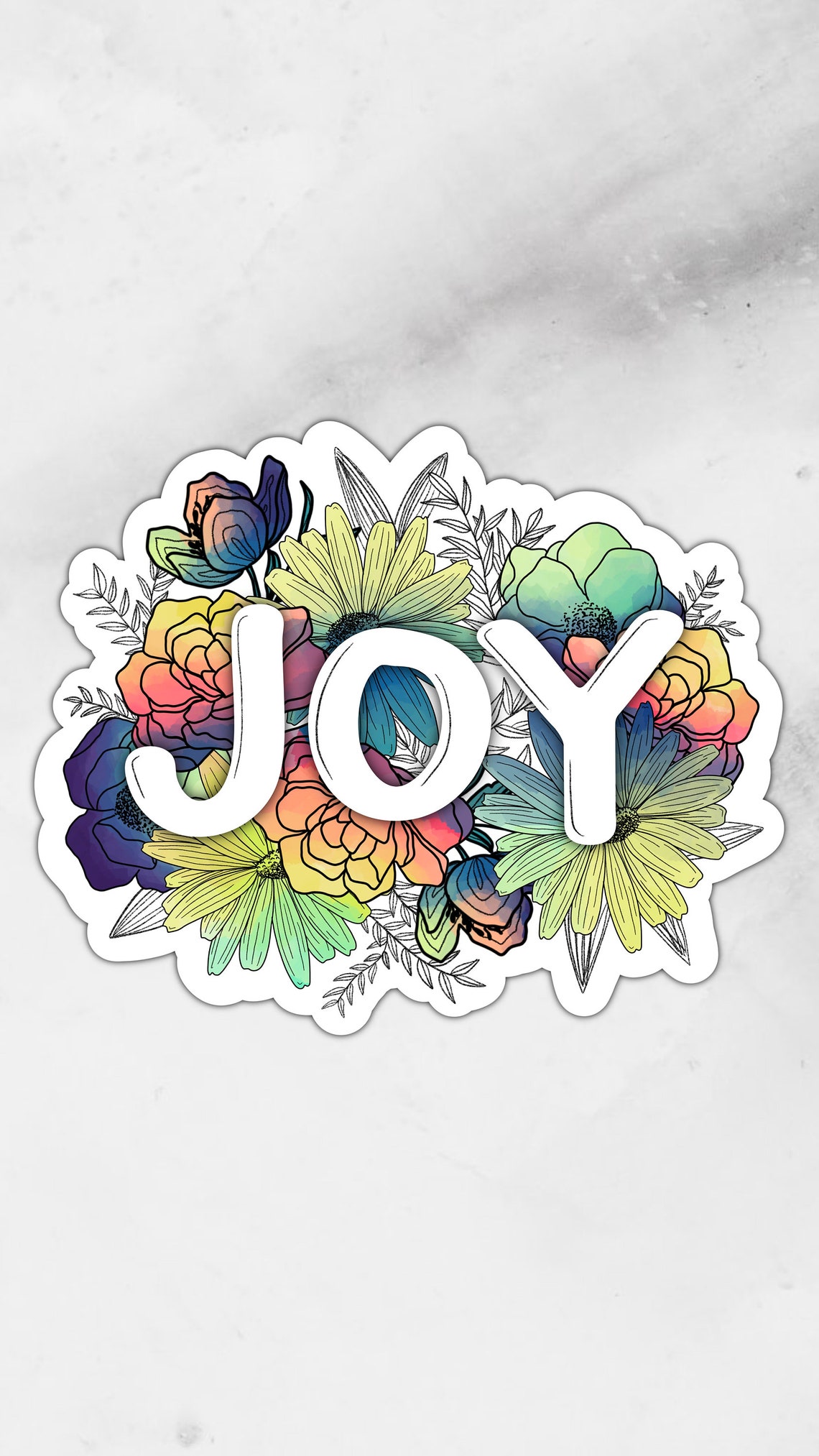 JOY | Sticker - Etsy