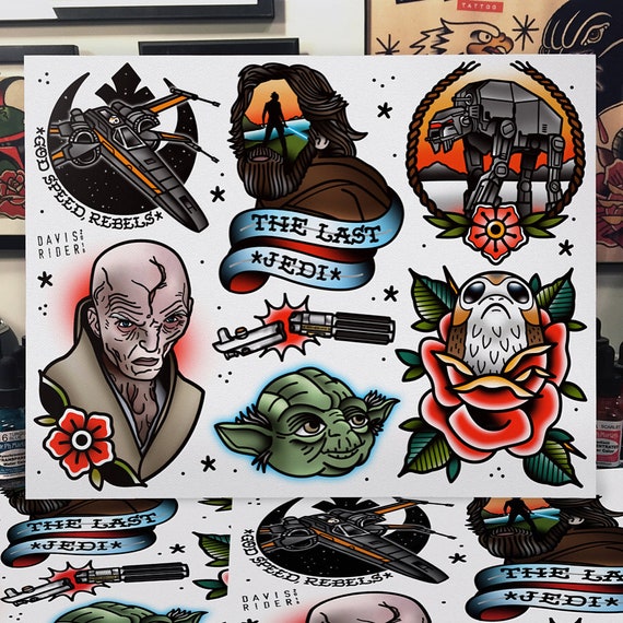 Star Wars Tattoo designs themes templates and downloadable graphic  elements on Dribbble