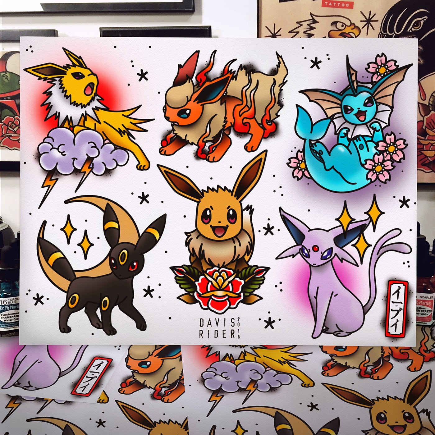 Who is your fav Eevee evolution  pokemon pokemontattoo tattoo an   TikTok