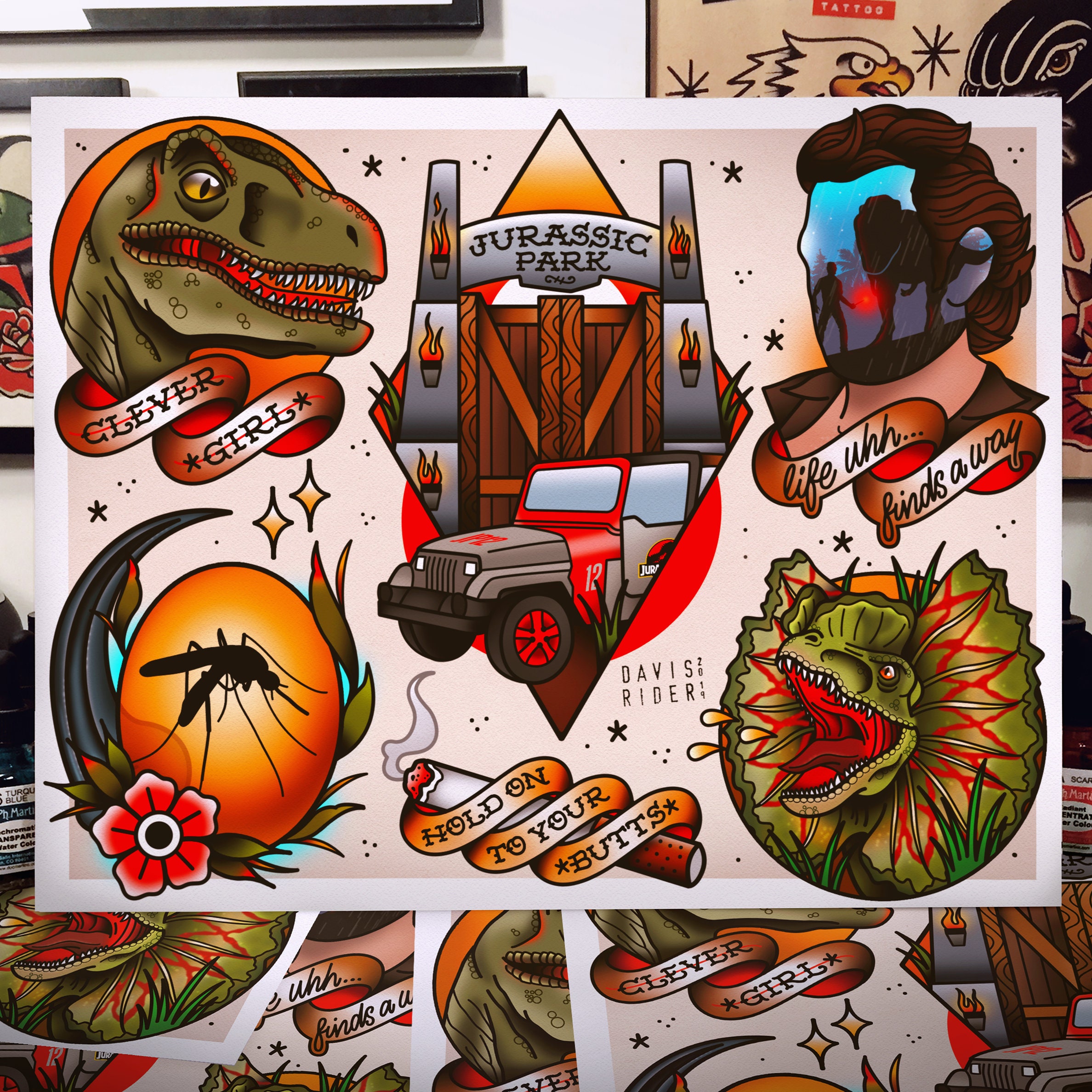 Jurassic tattoo