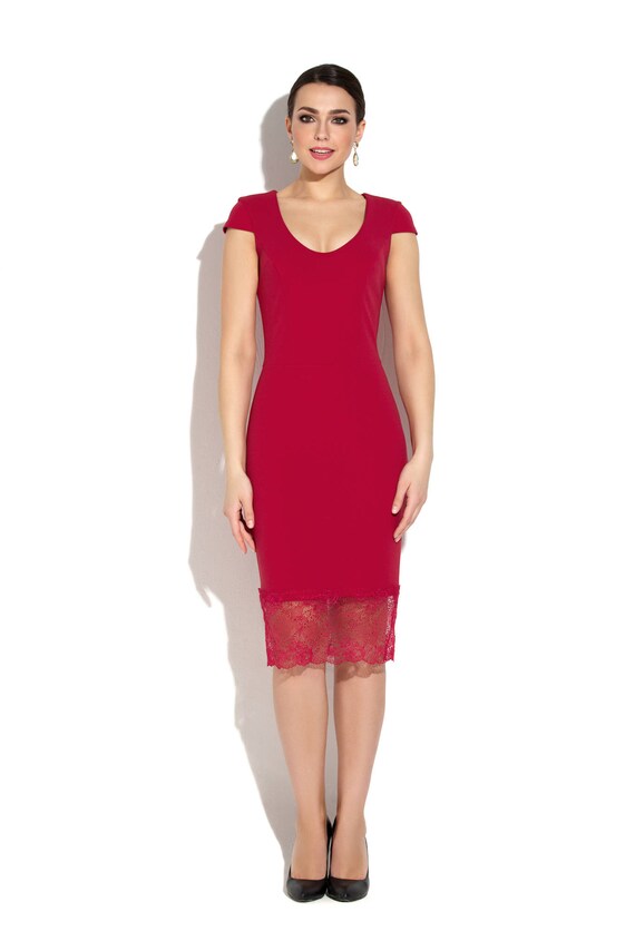 sexy classy red dress