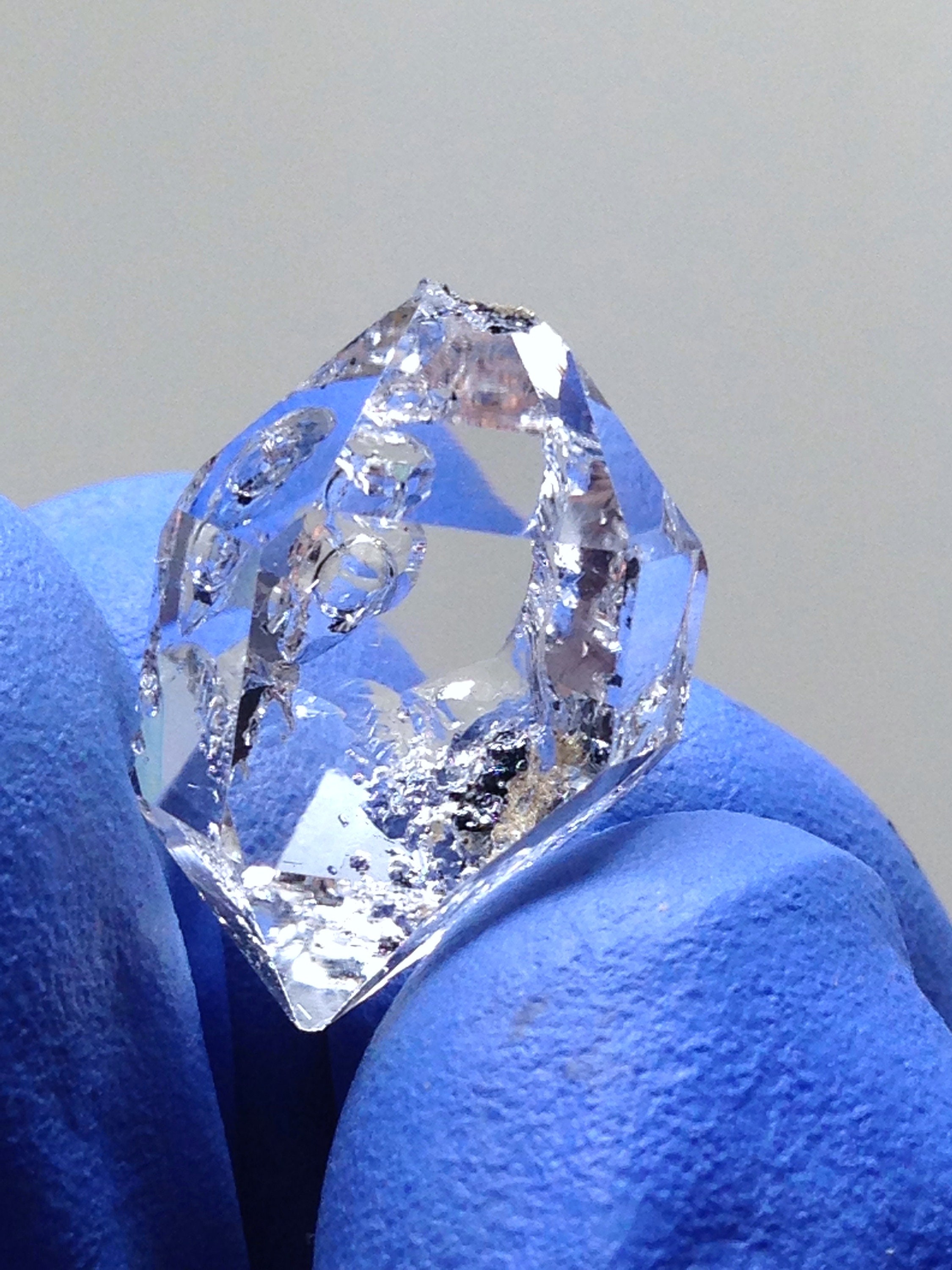 Geschenken en begeleiding Echte Herkimer Diamanten New York Quartz Kristallen 2-4Mm X 10
