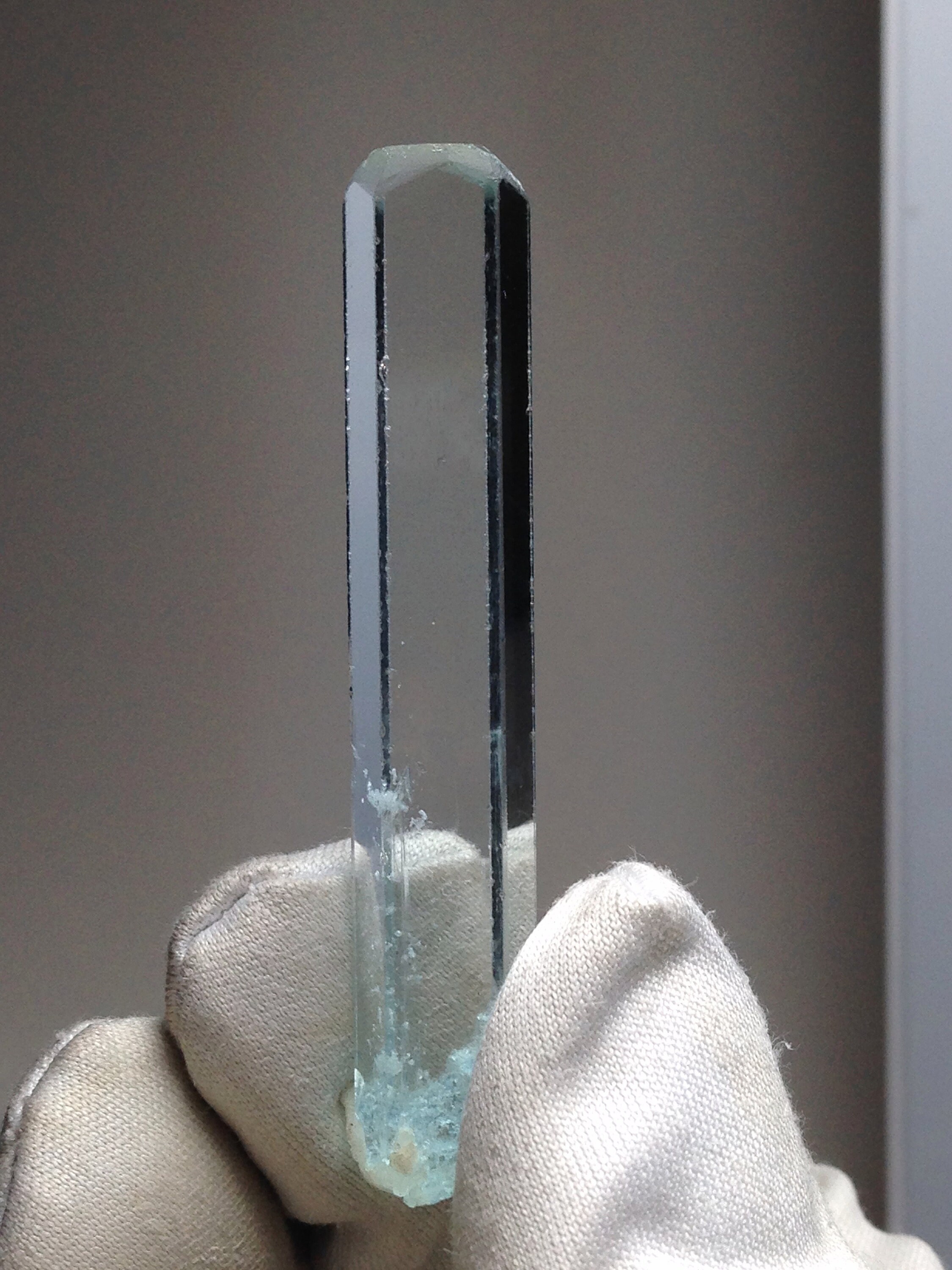 DT Gem Aquamarine Crystal #2 Prismatic Blue Beryl Etched Termination ...