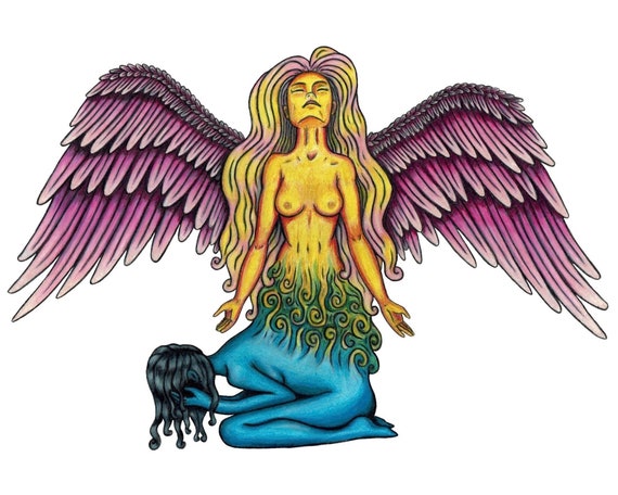 Transmutation Angel Art Print  10 x 8 Print