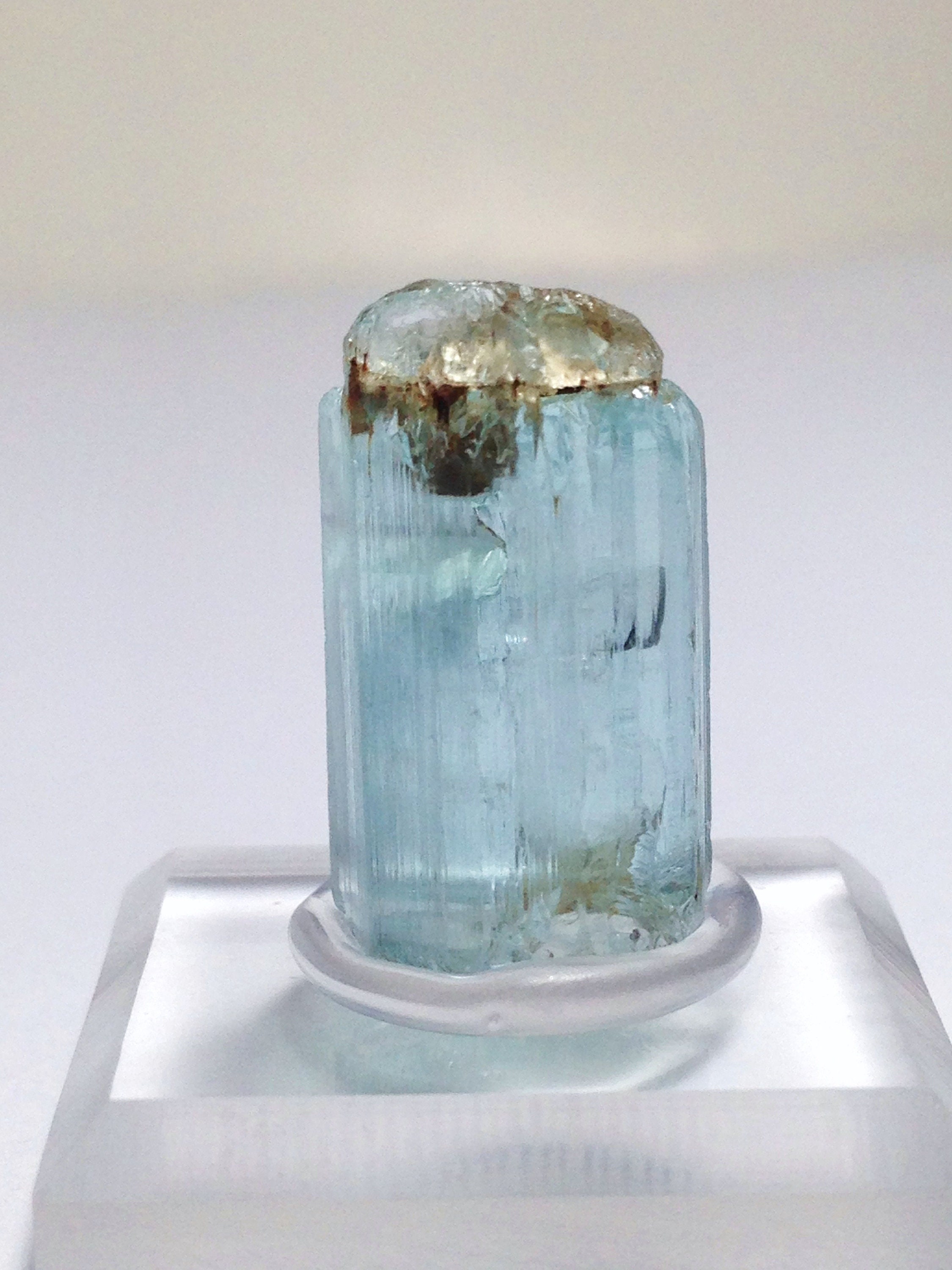 Rare Aquamarine Crystal from Jos Plateau Nigeria w/ Unique Dihexagonal ...