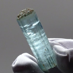 High Quality Aquamarine Crystal w/ Lilly Pads Rare Gem from Madagascar Befotaka Sud District Atsimo-Atsinanana Region Fianarantsoa Province