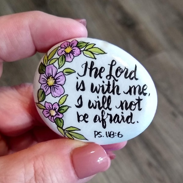 Hand painted scripture rocks, pocket pebbles, religious Bible verse kindness rocks, Christian gift idea, inspirational art, meditation rocks