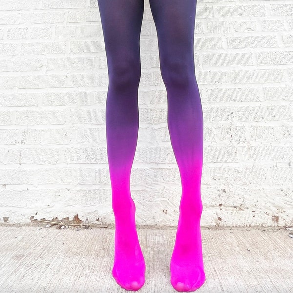 Gradient Tights - Etsy