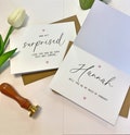 Personalised Will you be my bridesmaid Card & Envelope/ Proposal Card/Maid of Honour Card/ Act Surprised Card