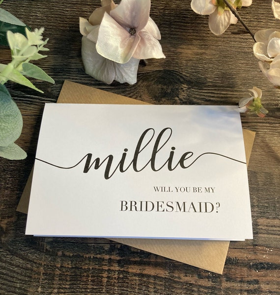 Be My Bridesmaid Card Be My Bridesmaid Card