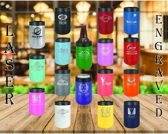 Bulk Personalized Beverage Holder, ADD YOUR LOGO, Powder Coated, Laser Engraved Cup, Corporate Gift, Branded, Wholesale Tumblers