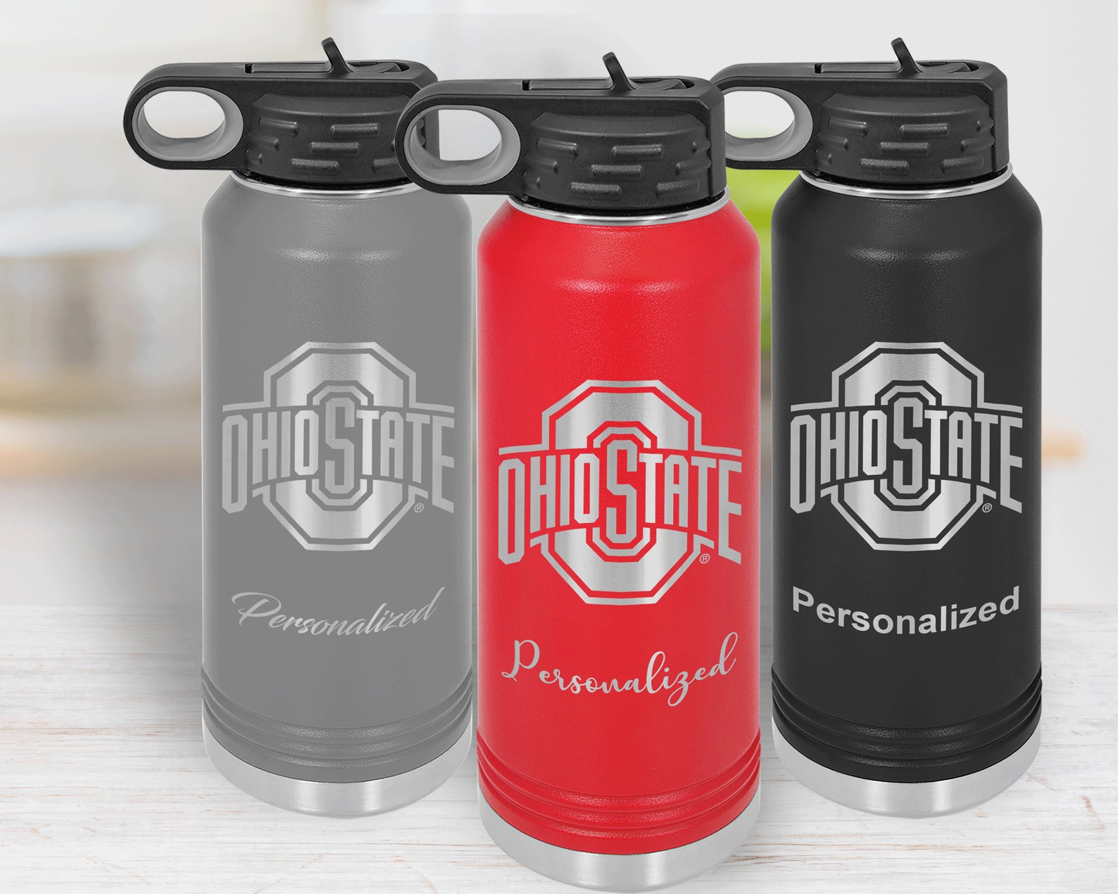 Personalized Ohio State Water Bottle Officially Licensed NCAA Etsy
