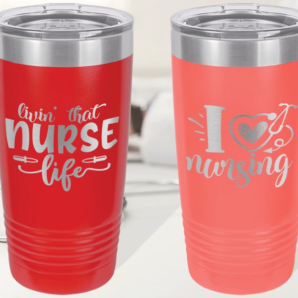 Nurse Tumbler, Great for the Nurse Doctor, Healthcare Worker Gift, Sliding Lid Included
