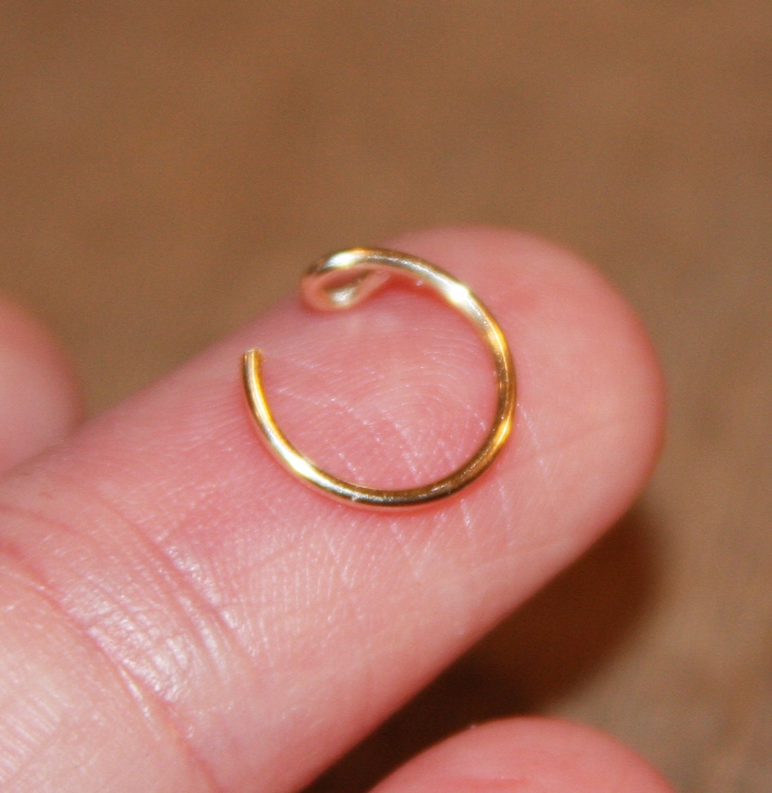 Fake Nose Ring Clip on Nose Ring Faux Nose Ring Hoop Etsy