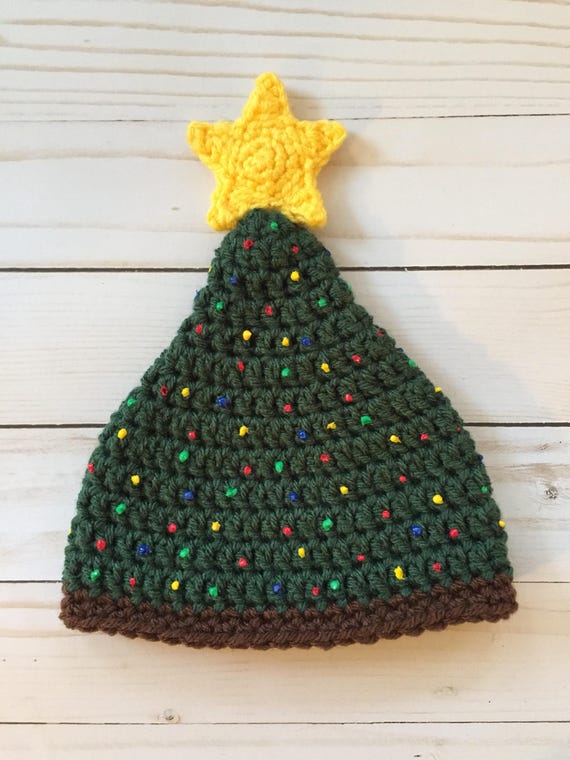 baby christmas tree hat