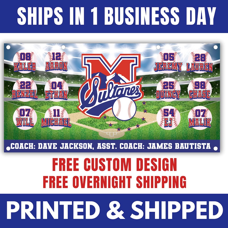Baseball Banner - Etsy