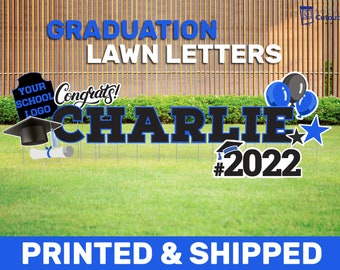 High School College Grad Class of 2021 Graduation 24x18 DOUBLE SIDED yard sign Grad 02/_912