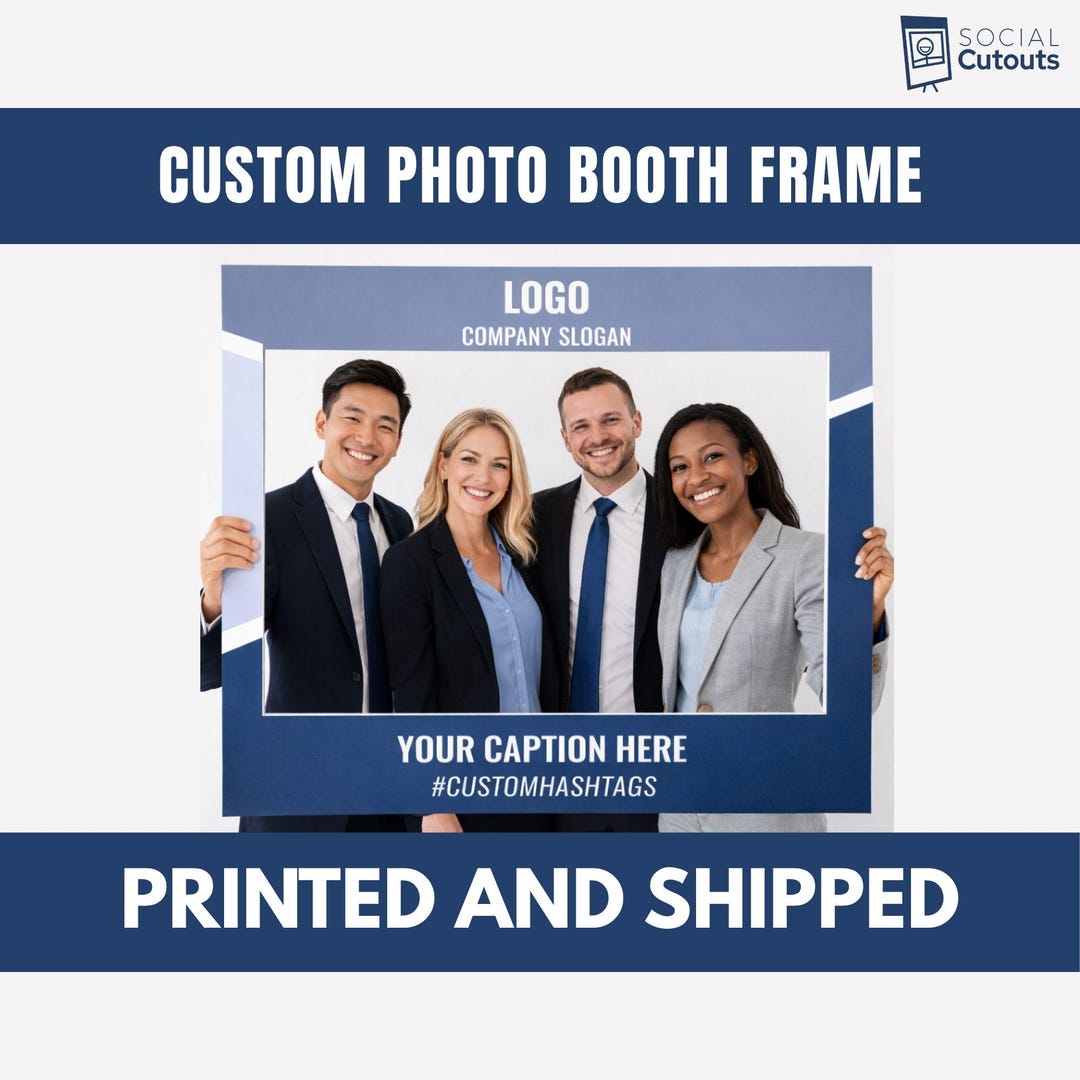 Custom Business Photo Booth Frame | 40x28