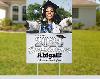 Custom Graduation Yard Sign | Class of 2026, Congratulations