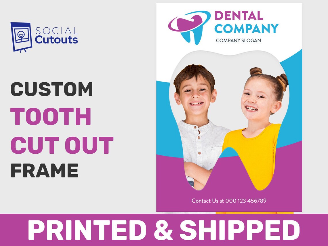 Dentist Customized Selfie Frame Dental Marketing Photo Prop Etsy