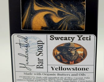 SWEATY YETI Yellowstone Handmade Bar Soap