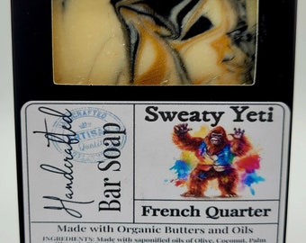 SWEATY YETI French Quarter Handmade Bar Soap