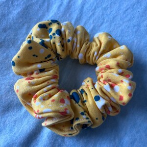 Scrunchie / Hair tie in yellow color