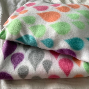 Doll pillow and blanket set, bedding set, doll blanket, American girl bedding, animators blanket set