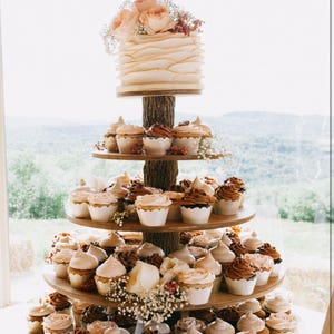Cupcake Stand 70 Handmade Options And Ideas Etsy