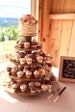 Cupcake Stand 5 Tier Rustic or Modern (Tower / Holder) 120 Cupcakes 250 Donuts Wedding Birthday Anniversary Shower Party Pastries - Wooden 