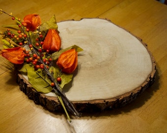 Large Wooden Slice for Centerpiece