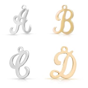 ADD-on Initial Sterling Silver Charm Initial 14k Gold Filled Charm Personalized Charm Initial Charm Personalized Jewelry Initial Bracelet