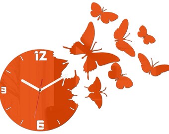 butterfly wall clock pretty wall clock butterfly butterfly wall clock etsy butterfly wall clock pretty wall clock butterfly butterfly wall clock etsy