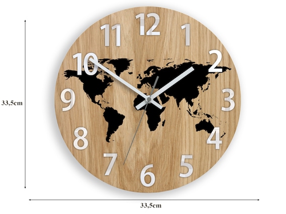Orologio Da Parete 3D Design 2 - Fai Da Te Da 100 A 130 Cm - Acrilico Effetto Specchio - Moderno E Personalizzabile