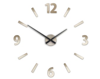 Large wall clock, Big wall clock, Wall clock 39.37", 100cm Klaus Tortora xxl, Modern Wall Clock