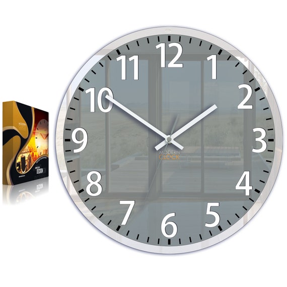 Orologio da parete Cartoon Elefante Acrilico Orologio da parete grande Meccanismo silenzioso Soggiorno Orologio da parete digitale decorativo Orologio dal design moderno