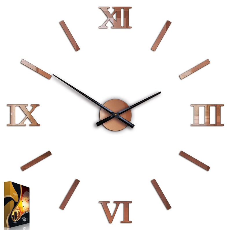 Large Wall Clock Big Wall Clock Numero 29.53 75cm Etsy