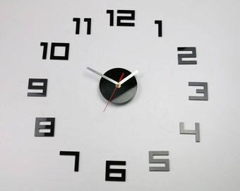 Clock Wall Clock  modern wall clock children clock gift kids room wall decoration clocks DIY