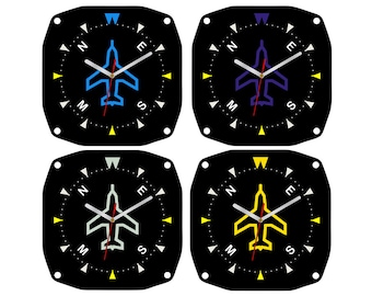 Wall Clock PILOT AIRPLANE