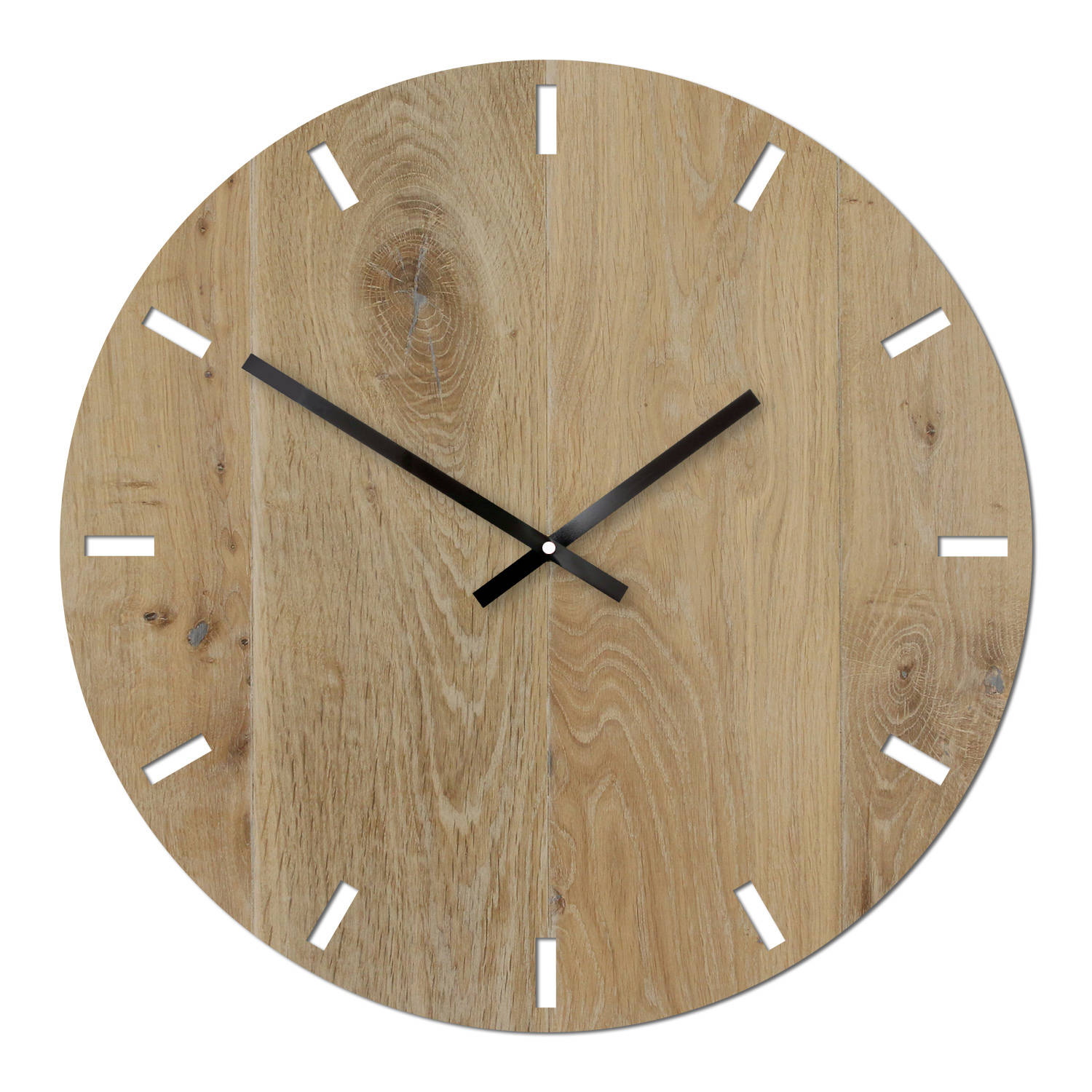 Large Wall Clock 19 Inch Natural Wood Large Wall Clock 19 Inch Natural Wood Unique