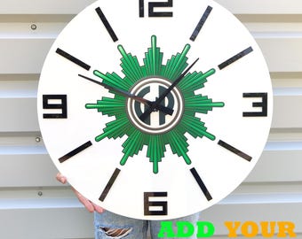Custom Wall Clock with Your Company Logo – Personalized Design & Bulk Discounts
