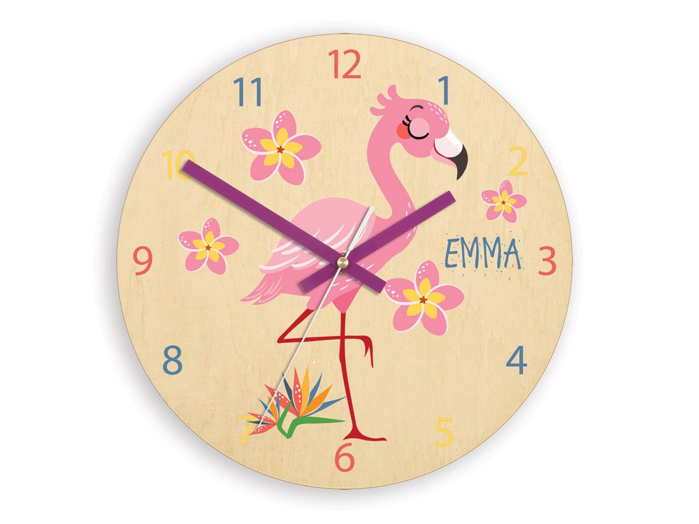 wooden clock for kids