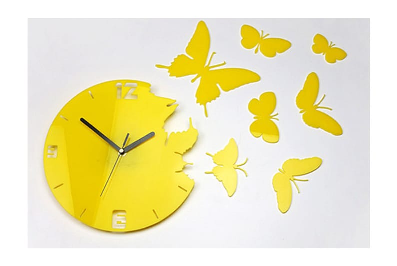 Wall In a popularity Ranking TOP11 Clock BUTTERFLY clock large wall modern w
