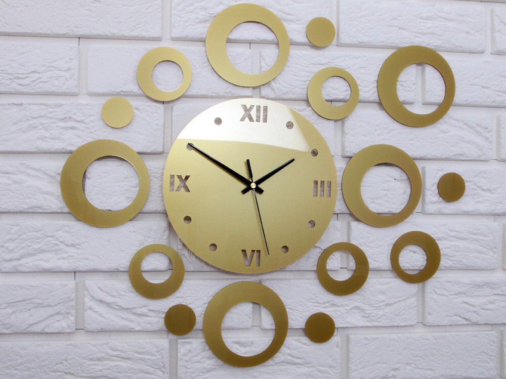 Reloj dorado pared clearance