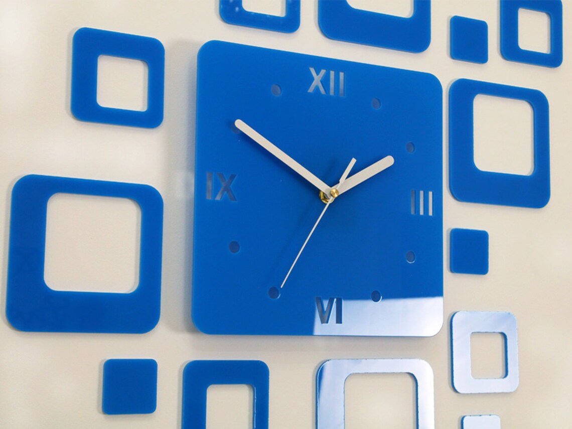 Wall Clock Unique Wall Clock Gift Large Wall Clock Etsy